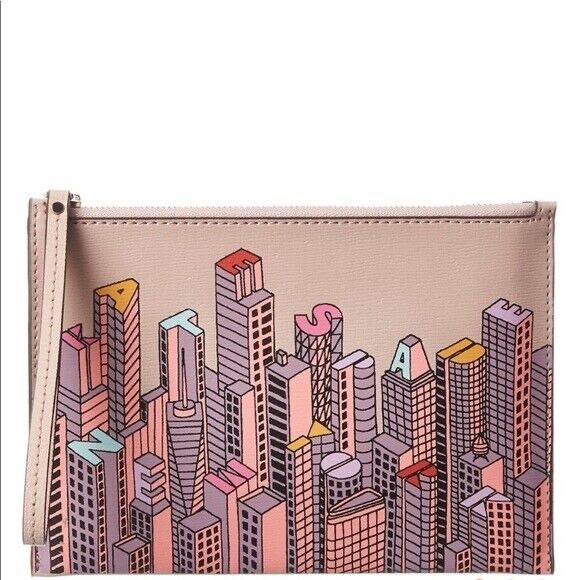 Kate Spade New York Rock Center Skyline Small Saffiano Leather Wristlet NWOT - Picture 1 of 7